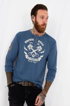 Joe Browns Rev The Engine Henley-T-Shirt