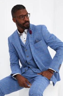 Joe Browns Sensational Linen Mix Check Blazer