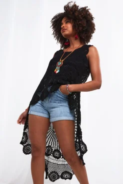 Joe Browns Summer Favourite Häkeltop Mit Abfallendem Saum