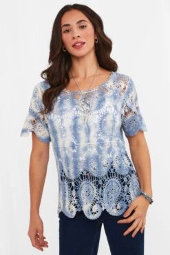 Joe Browns Häkeloberteil Mit Paisleymuster