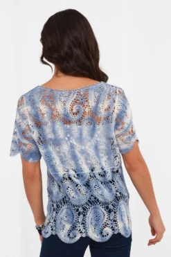 Joe Browns Häkeloberteil Mit Paisleymuster -Angebote Stil Welt Store K62496s4 scaled