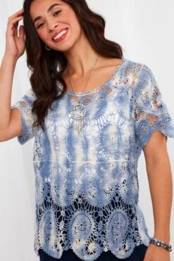 Joe Browns Häkeloberteil Mit Paisleymuster -Angebote Stil Welt Store K62496s5