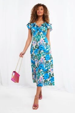 Joe Browns Oh So Pretty Kleid Mit Floralem Print