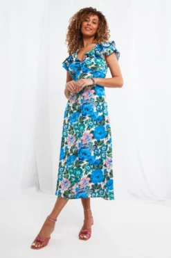 Joe Browns Oh So Pretty Kleid Mit Floralem Print -Angebote Stil Welt Store K62506s3 scaled