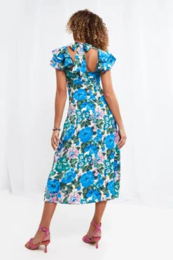Joe Browns Oh So Pretty Kleid Mit Floralem Print -Angebote Stil Welt Store K62506s4 scaled