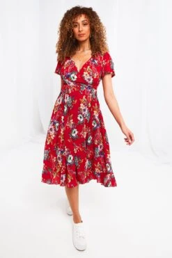 Joe Browns Kleid Mit Fröhlichen Blumen -Angebote Stil Welt Store K62508s3