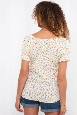 Joe Browns Bedruckte Bluse Mit Lochstickerei -Angebote Stil Welt Store K62526s4