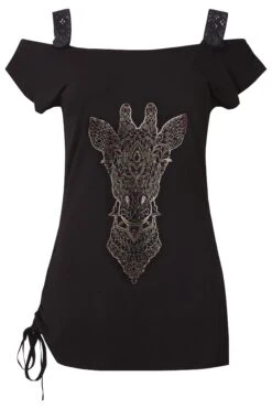 Joe Browns Top Mit Geometrischer Giraffengrafik -Angebote Stil Welt Store K62547s5