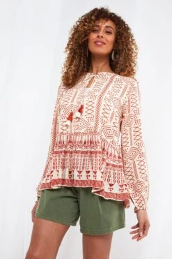 Joe Browns Truly Remarkable Offenes Top Mit Bindeband -Angebote Stil Welt Store K62551s3