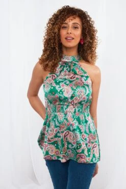 Joe Browns Marni Bedrucktes Top Mit Neckholder