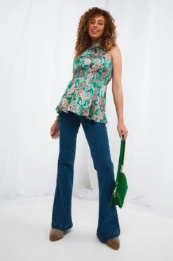 Joe Browns Marni Bedrucktes Top Mit Neckholder -Angebote Stil Welt Store K62572s3