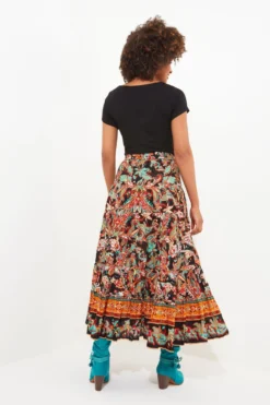 Joe Browns Maxirock Mit Paisley-Muster Und Pailletten -Angebote Stil Welt Store N25313s3 scaled