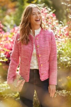 Joe Browns Strukturierte Tweed-Jacke Ohne Kragen