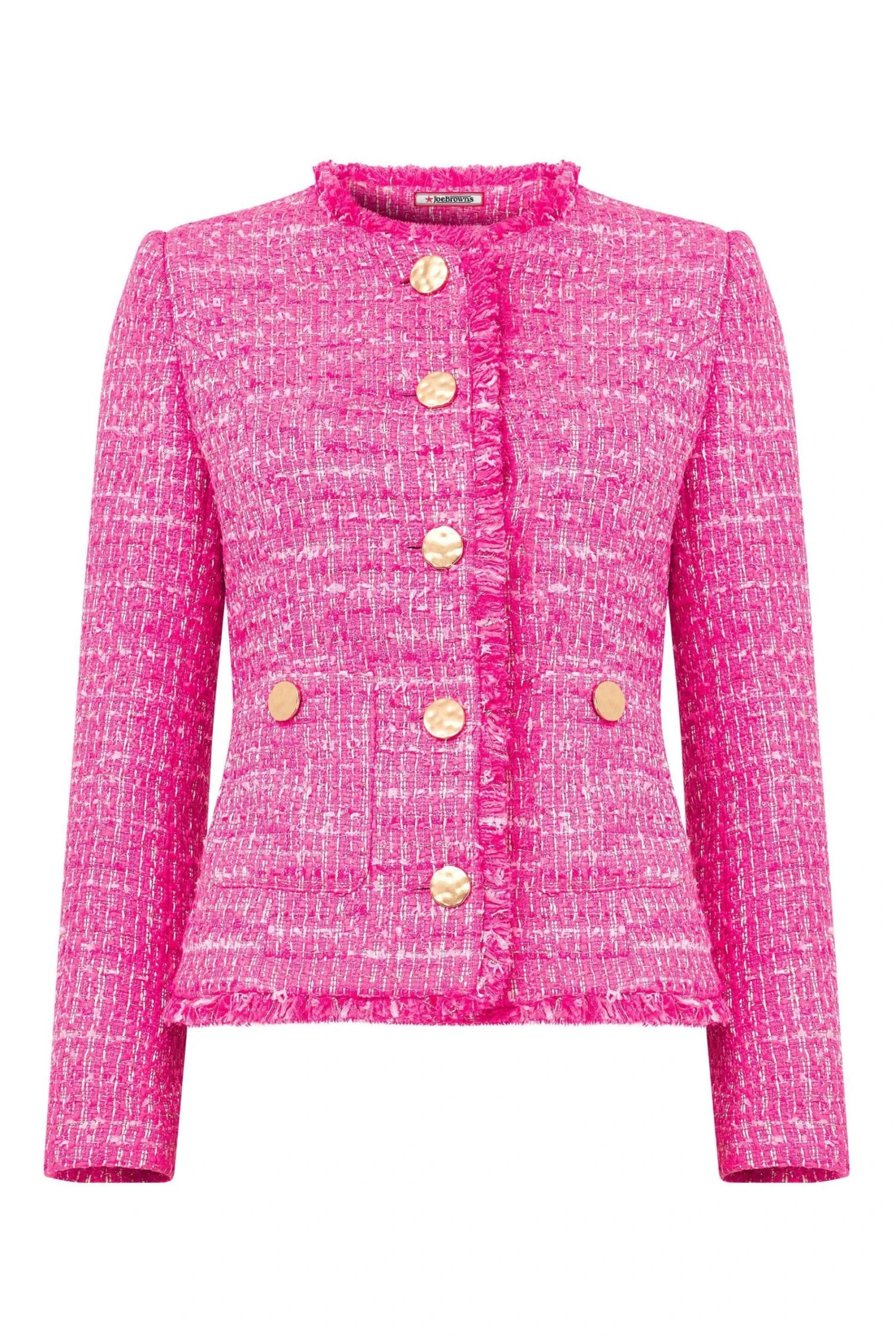 Joe Browns Strukturierte Tweed-Jacke Ohne Kragen 5 Joe Browns Strukturierte Tweed-Jacke Ohne Kragen – Bild 5