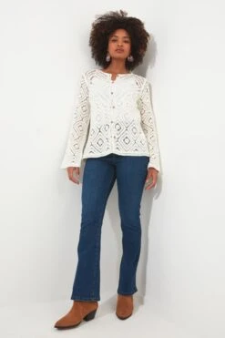 Joe Browns Gehäkelte Jacke Mit Ausgestellten Ärmeln -Angebote Stil Welt Store N25337s3