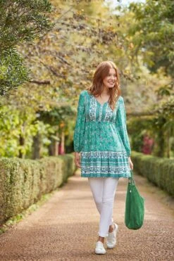 Joe Browns Minikleid Mit Gemusterter Bordüre Und Bindeband In Der Taille