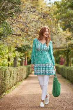 Joe Browns Minikleid Mit Gemusterter Bordüre Und Bindeband In Der Taille