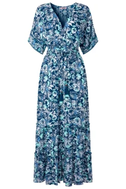 Joe Browns Maxikleid Mit Kachelmuster -Angebote Stil Welt Store N25358s4 scaled