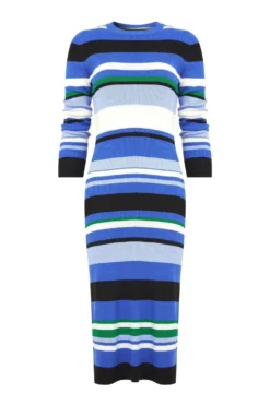 Joe Browns Gestreiftes Midikleid Aus Rippstrick -Angebote Stil Welt Store N25367s5 scaled