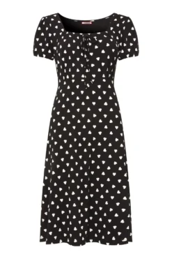 Joe Browns Jerseykleid Mit Herzmuster, Monochrom -Angebote Stil Welt Store N76330s5 scaled