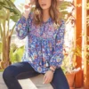 Joe Browns Boutique Geblümtes Oberteil Mit Bindeband