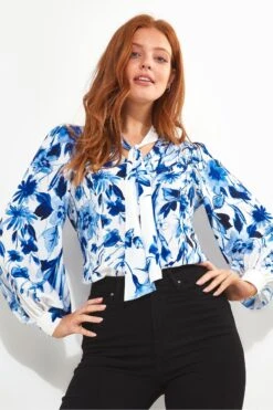 Joe Browns Florale Bluse Mit Schluppe Und Ballonärmeln 9 Joe Browns Florale Bluse Mit Schluppe Und Ballonärmeln -Angebote Stil Welt Store N76379s3