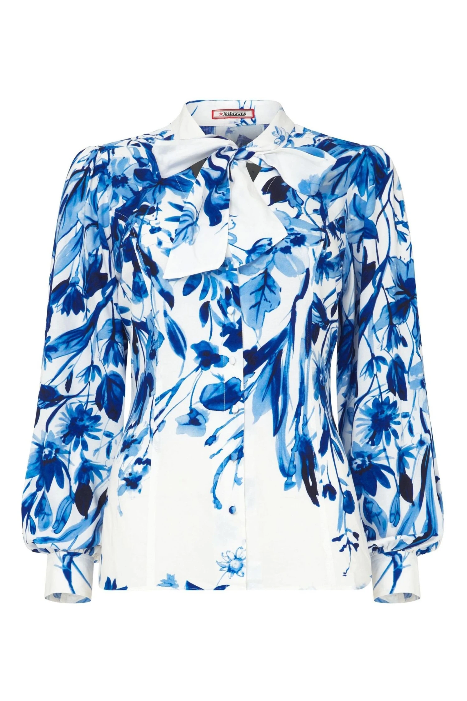 Joe Browns Florale Bluse Mit Schluppe Und Ballonärmeln 7 Joe Browns Florale Bluse Mit Schluppe Und Ballonärmeln – Bild 7