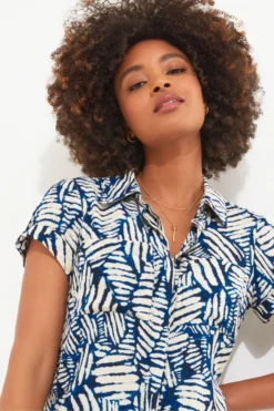 Joe Browns Bluse Mit Abstraktem Farnmuster -Angebote Stil Welt Store N76380s5 scaled