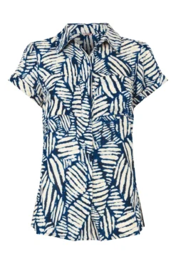 Joe Browns Bluse Mit Abstraktem Farnmuster -Angebote Stil Welt Store N76380s6 scaled