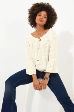 Joe Browns Crinkle-Top Mit Stickerei