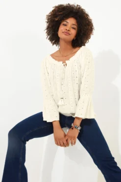 Joe Browns Crinkle-Top Mit Stickerei