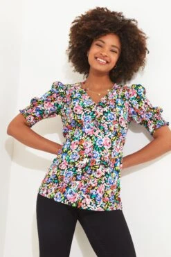 Joe Browns Bluse Mit Neon-Blumenmuster