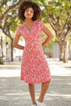 Joe Browns Florales Wickelkleid Mit Blümchenprint