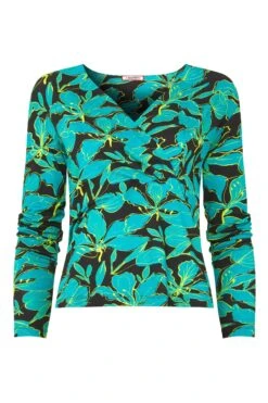 Joe Browns Florales Wickeltop Aus Jersey In Neon -Angebote Stil Welt Store N76404s4