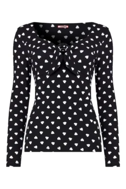 Joe Browns Jersey-Top Mit Bindegürtel Und Punktmuster -Angebote Stil Welt Store N76420s5 scaled