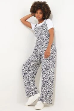 Joe Browns Geblümter Jersey-Overall, Schwarzweiß -Angebote Stil Welt Store N76428s3