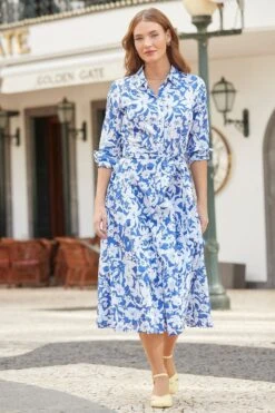 Joe Browns Florales Hemdkleid Mit Bindegürtel