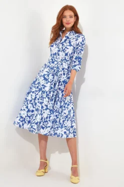 Joe Browns Florales Hemdkleid Mit Bindegürtel -Angebote Stil Welt Store N76433s6 scaled