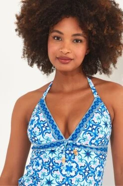 Joe Browns Neckholder-Tankinitop Aus Recyclingmaterial Mit Rautenmuster -Angebote Stil Welt Store N76447s3