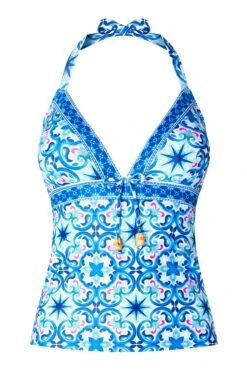 Joe Browns Neckholder-Tankinitop Aus Recyclingmaterial Mit Rautenmuster -Angebote Stil Welt Store N76447s4