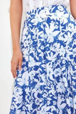 Joe Browns Fliessender Skaterrock Mit Blumenprint -Angebote Stil Welt Store N76449s4