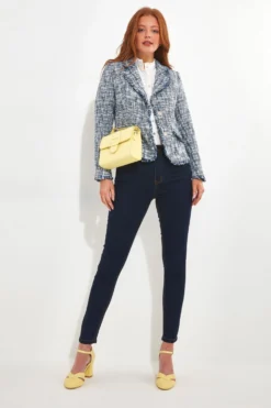 Joe Browns Kurze Tweedjacke Mit Fransen -Angebote Stil Welt Store N76459s4 scaled