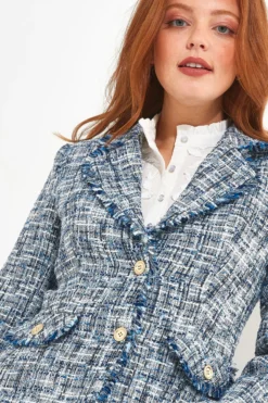 Joe Browns Kurze Tweedjacke Mit Fransen -Angebote Stil Welt Store N76459s6 scaled