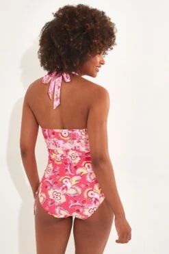 Joe Browns Neckholder-Badeanzug Aus Recycelten Materialien Mit Wickeleffekt Und Paisleymuster -Angebote Stil Welt Store N76477s3