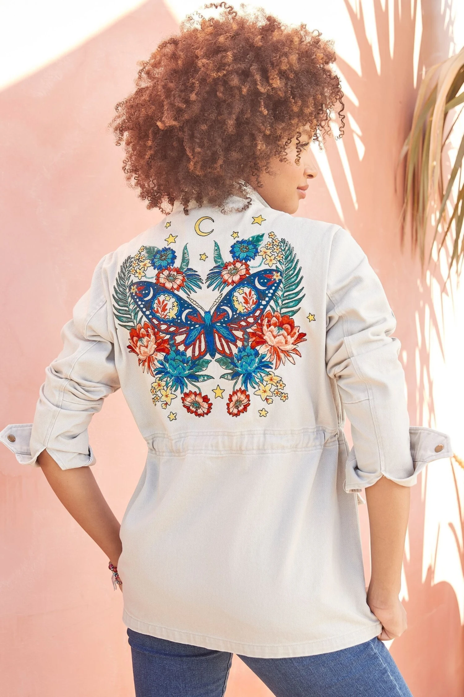 Joe Browns Boutique Vintage Festival-Jacke Im Utility-Look Mit Stickerei 2 Joe Browns Boutique Vintage Festival-Jacke Im Utility-Look Mit Stickerei – Bild 2