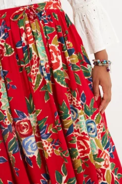 Joe Browns Geblümter Maxirock Mit Bindegürtel In Der Taille -Angebote Stil Welt Store N76498s4 scaled