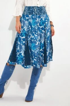 Joe Browns Midi-Godet-Rock Mit Spitze