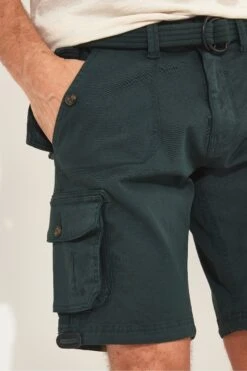 Joe Browns Multi Pocket Knee Length Belted Relaxed Fit Camo Cargo Shorts -Angebote Stil Welt Store N95329s4