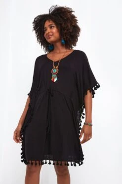Joe Browns Tassel Trim Boho Beach Cover Up
