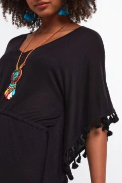 Joe Browns Tassel Trim Boho Beach Cover Up -Angebote Stil Welt Store P87069s5